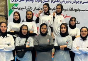 درخشش بانوان نوجوان استان در مسابقات قهرمانی کونگ‌فو